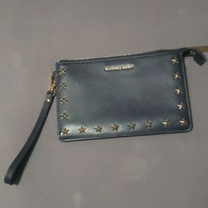 Michael Kors Navy Clutch